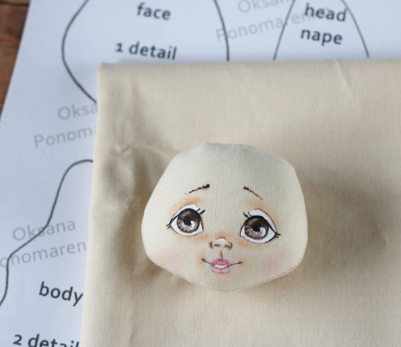 A Set for Making a Doll From Fabric Set Head Doll With Etsy