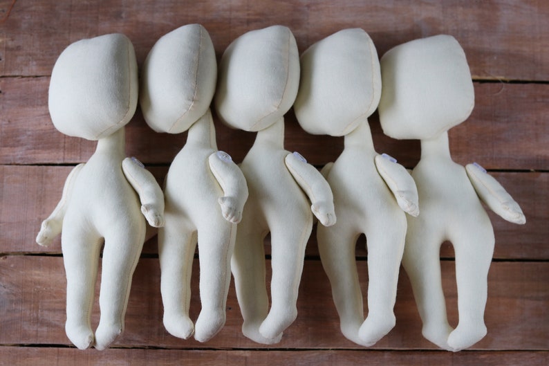 blank plastic dolls