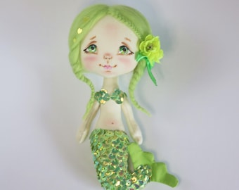 Little mermaid doll handmade