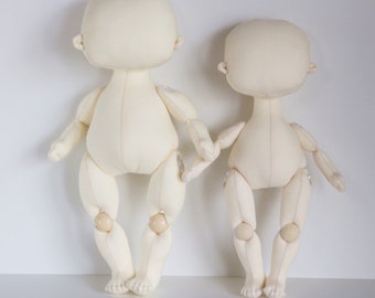 Handmade Cotton Doll Body: Art Doll Supply, Beginner Sewing