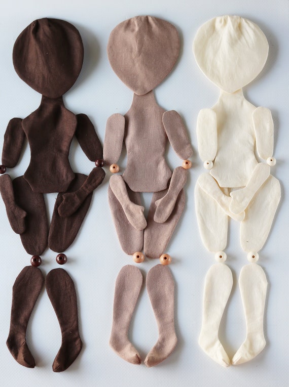 Blank Doll 13/18 in BODY DIY Doll Bodies Rag Doll Doll Body Blank