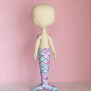 Corpo de boneca SEREIA para artesanato