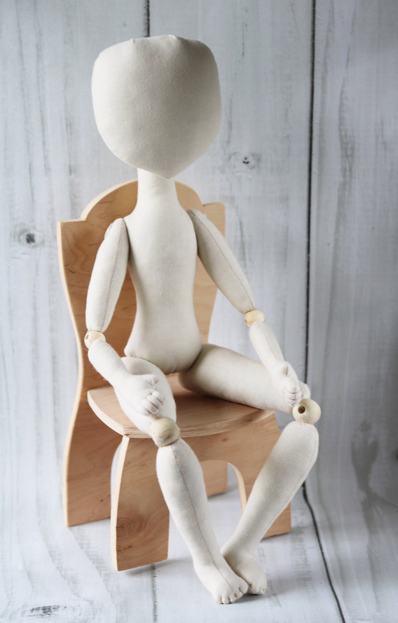 PDF Tutorial Doll Body 18in/46cm Soft Doll PATTERN Cloth Doll Etsy