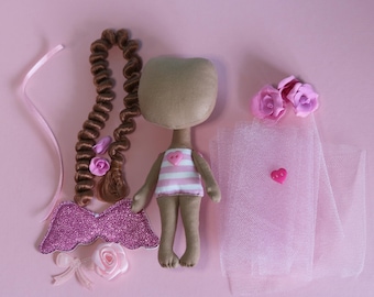 Doll making kit DIY kits promoting self-care and mindful crafting