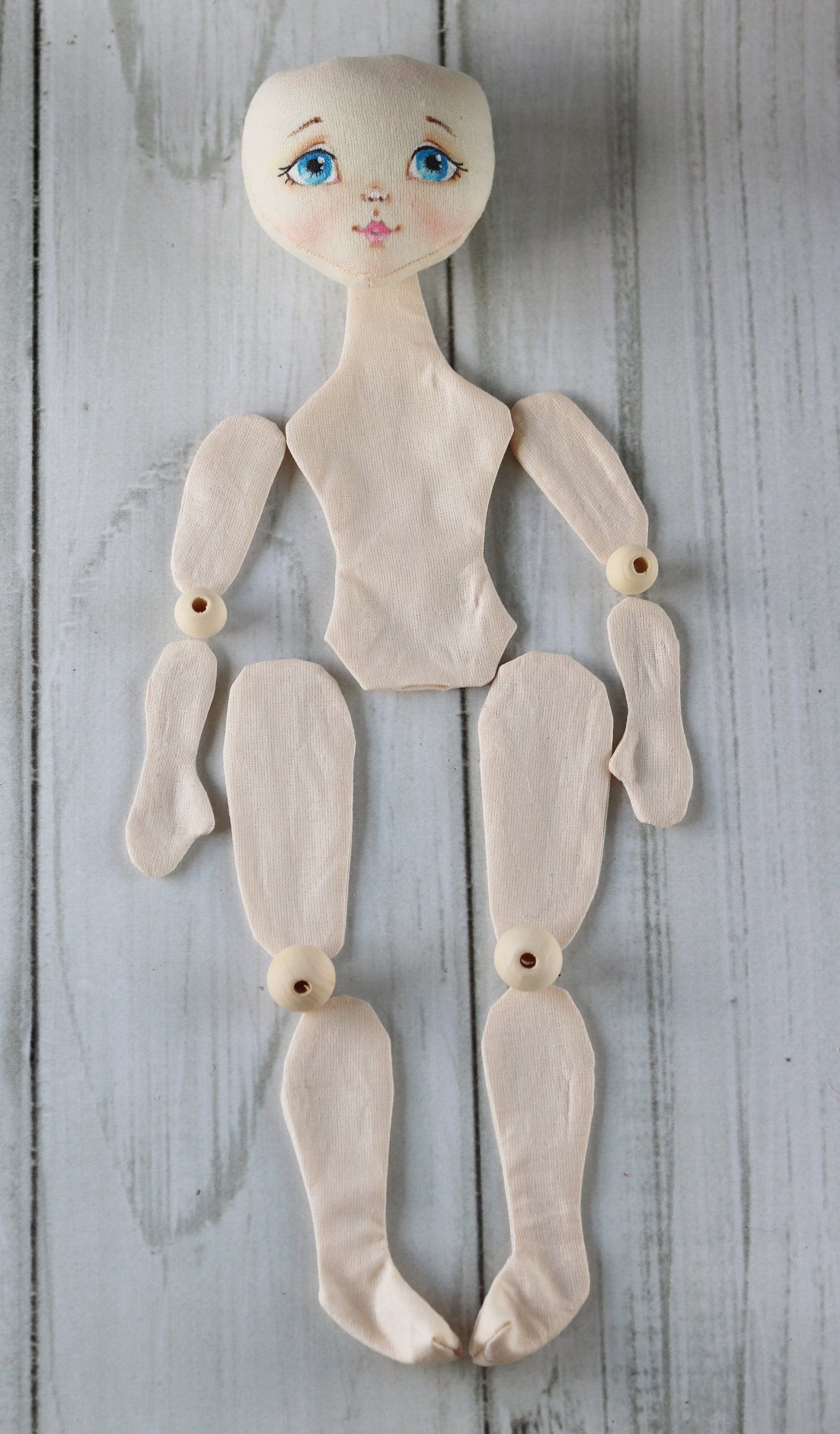 Blank Doll is 33cm/13 in Blank doll body Textile doll Handmade Etsy