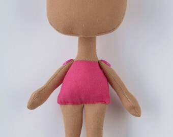 Textile Blank doll handmade