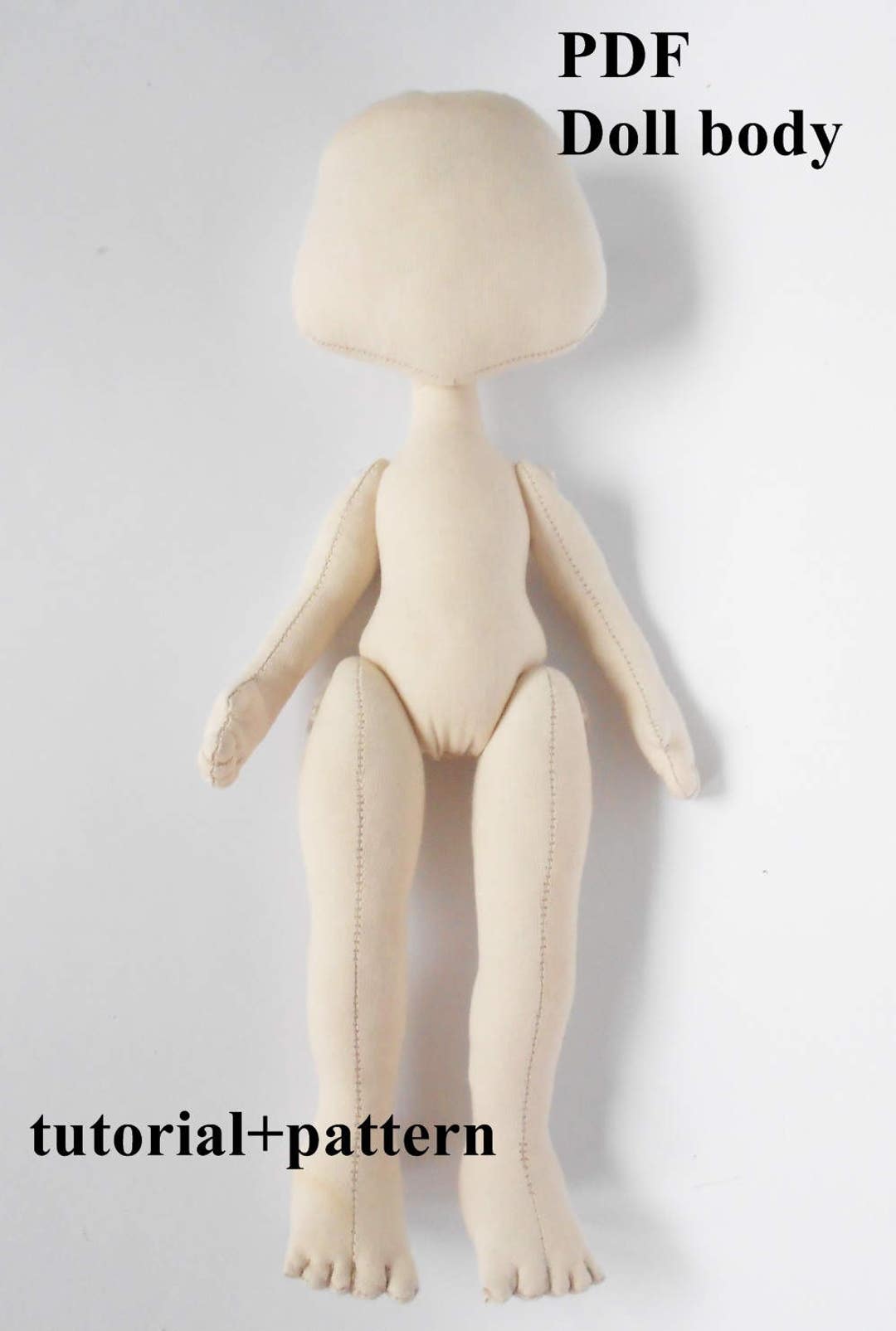 Cloth Doll Body Sewing Pattern & Tutorial (PDF Download) - Etsy
