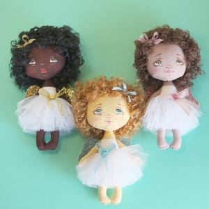 little angel Miniature doll handmade