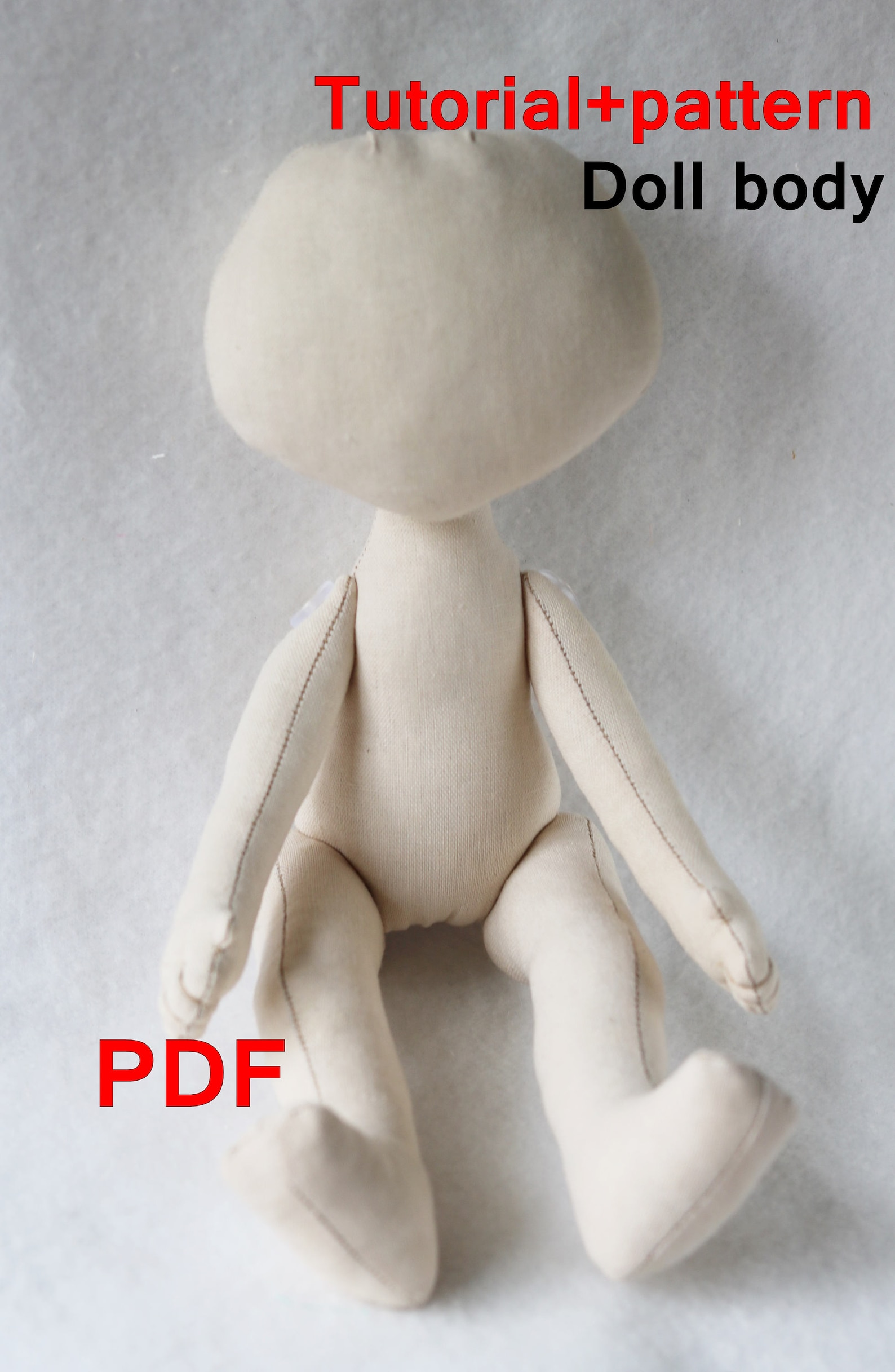 PDF Cloth Doll Pattern Tutorial Doll is 27 Cm / 10 In Doll | Etsy UK