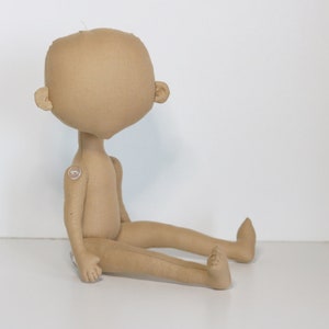 Doll blank 9in/24cm Body doll Doll bodies Blank rag doll Make a doll Textile doll Doll supply