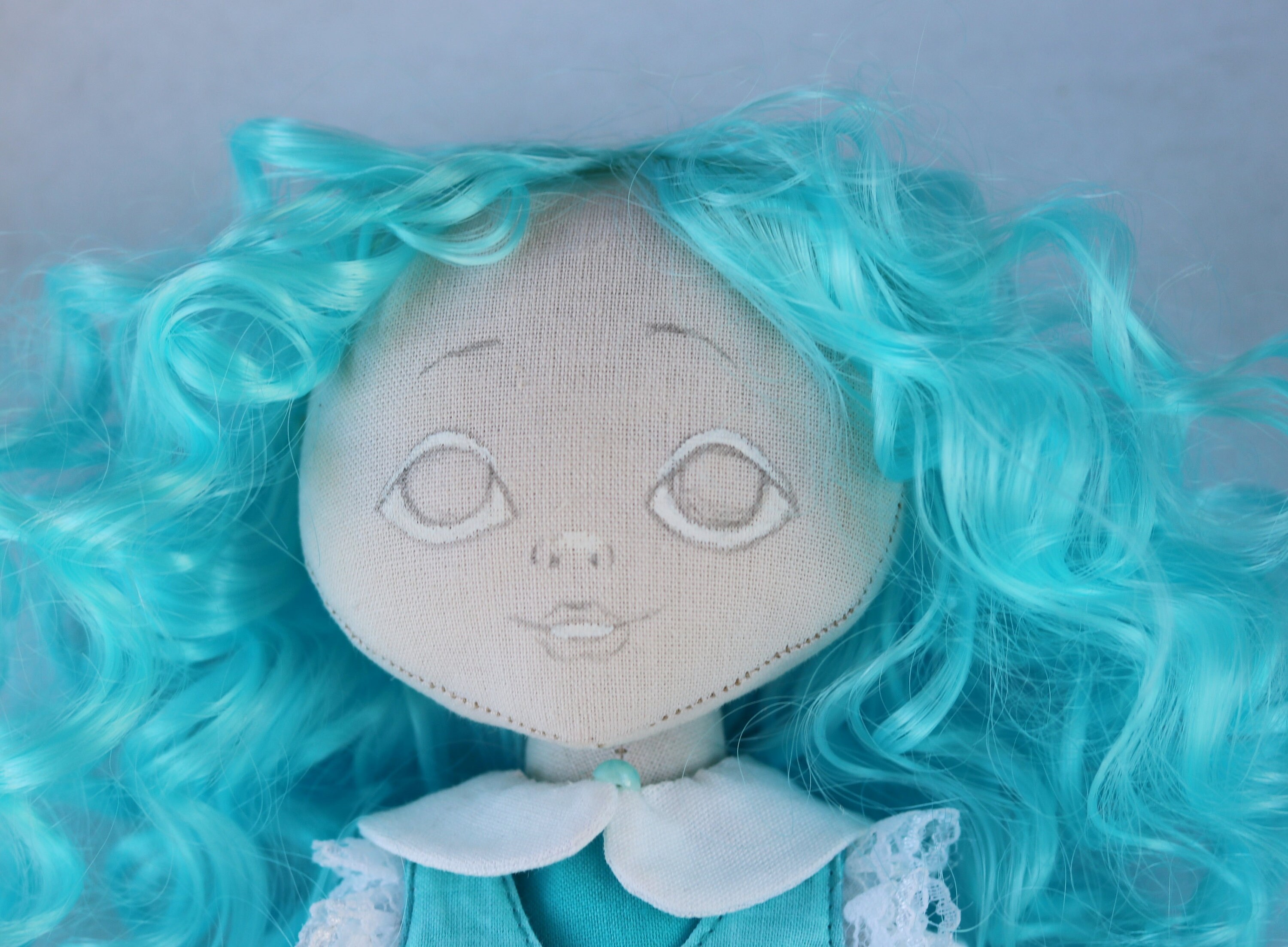 PDF Tutorial Painting a face Cloth doll PDF sewing tutorial Etsy