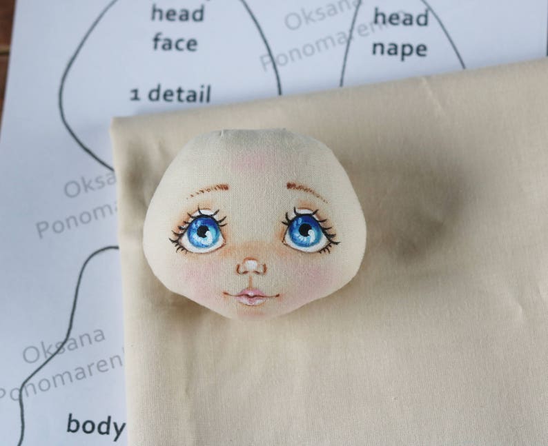 A Set for Making a Doll From Fabric Set Head Doll With Etsy