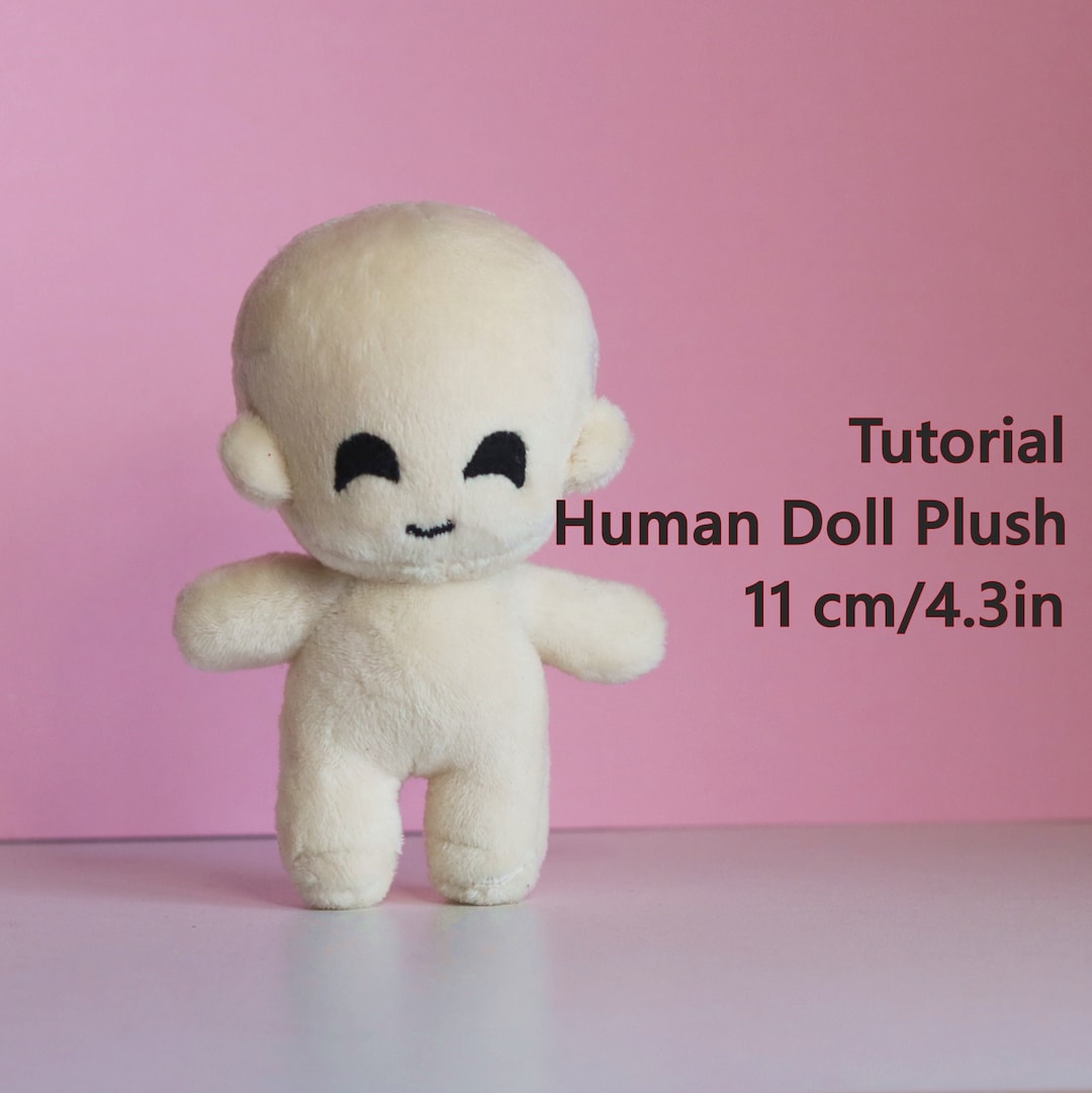 Human Doll Plush 11cm 4 3in PDF Sewing Pattern Etsy Il Gvko