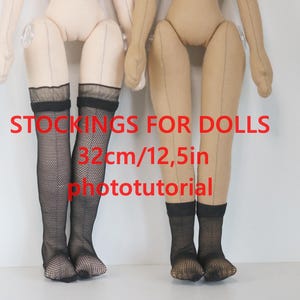 PDF Tutorial Stockings for dolls 12in/32cm