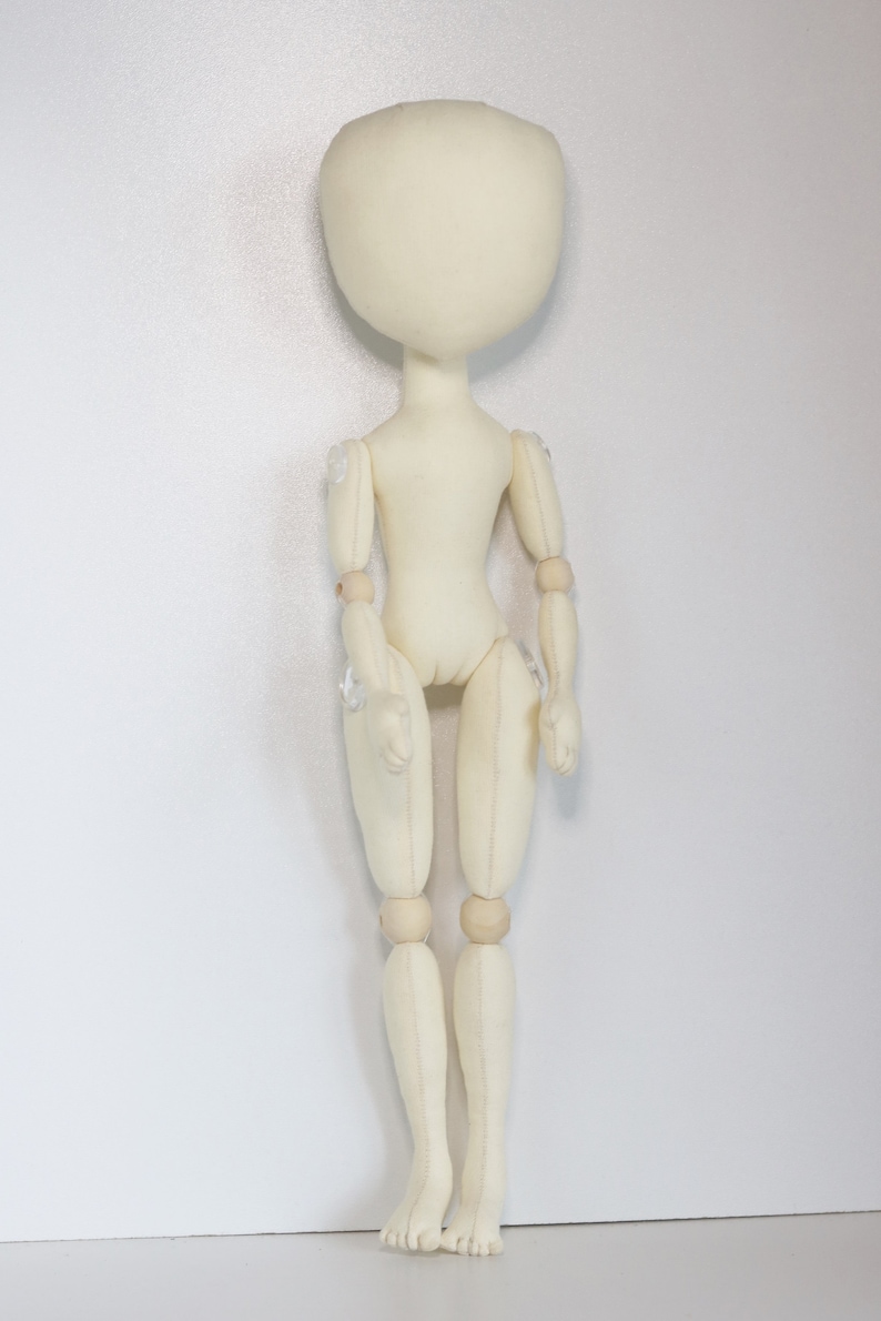 Cloth Doll Body 33cm/13in Blank Ball Jointed Doll Doll Making Etsy