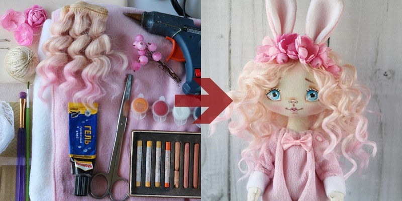 Doll Making Tutorial Pattern PDF Cloth Doll | Etsy