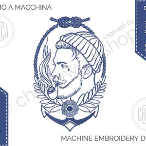 Sailor Man - Bordado à Máquina - Download Digital