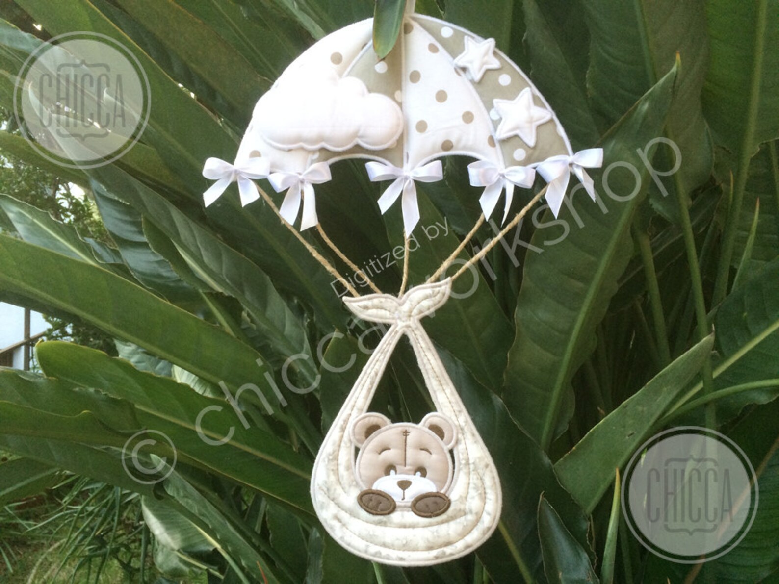 ITH Parachute Hanger Machine Embroidery Design With Tutorial Etsy