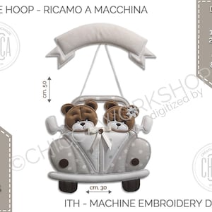 ITH Toy Car Garland - Bordado a máquina con tutorial