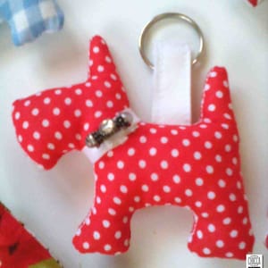 ITH Scottie Key Ring -  Ricamo a macchina con tutorial