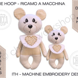 ITH Soft Teddy - Machineborduurwerk
