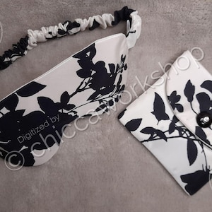 ITH - ケース付きスリープマスク - チュートリアル付き機械刺繍