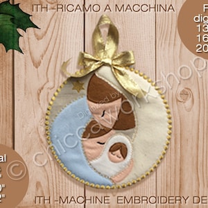 ITH - Holy Family - Machine embroidery design