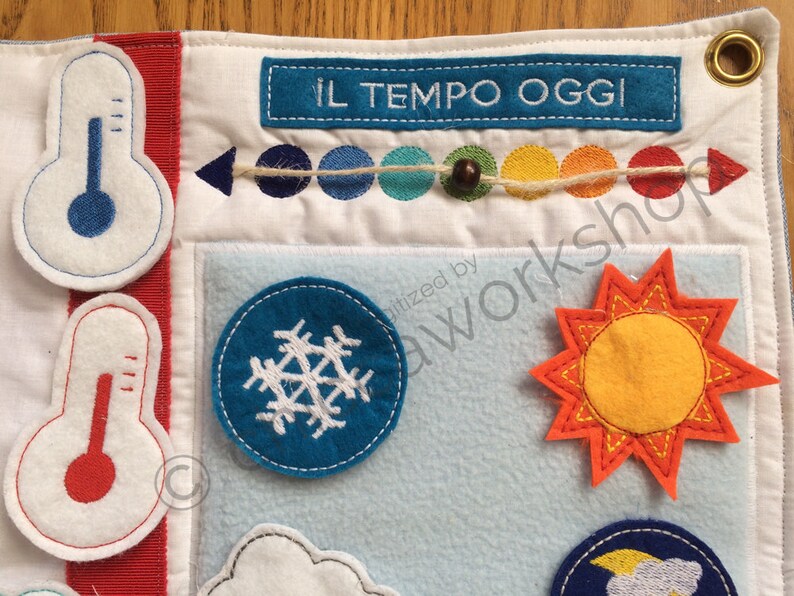 ITH Weather Station Quiet Book - Machine Embroidery - Teaching ...