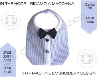 ITH Bib Shirt - embroidery machine with tutorial