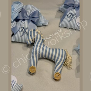 ITH Cavallo Imbottito / Decorazione di Natale da appendere a forma di cavallo / Ricamo a macchina con tutorial