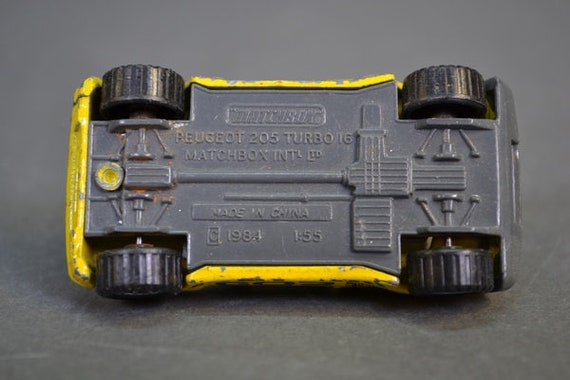 matchbox peugeot 205 turbo 16