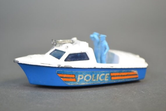 matchbox police boat