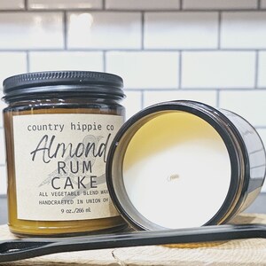 MANDEL RUMKUCHEN Apotheker-inspirierte Kerze