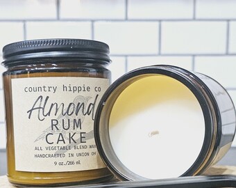 ALMOND RUM CAKE Apothecary-Inspired Candle