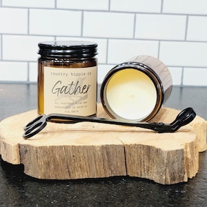 GATHER (Apple + Pumpkin) Apotheker-inspirierte Glaskerze 9 oz.