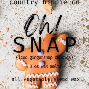 OH SNAP Gingersnap Cookies Wax Melts