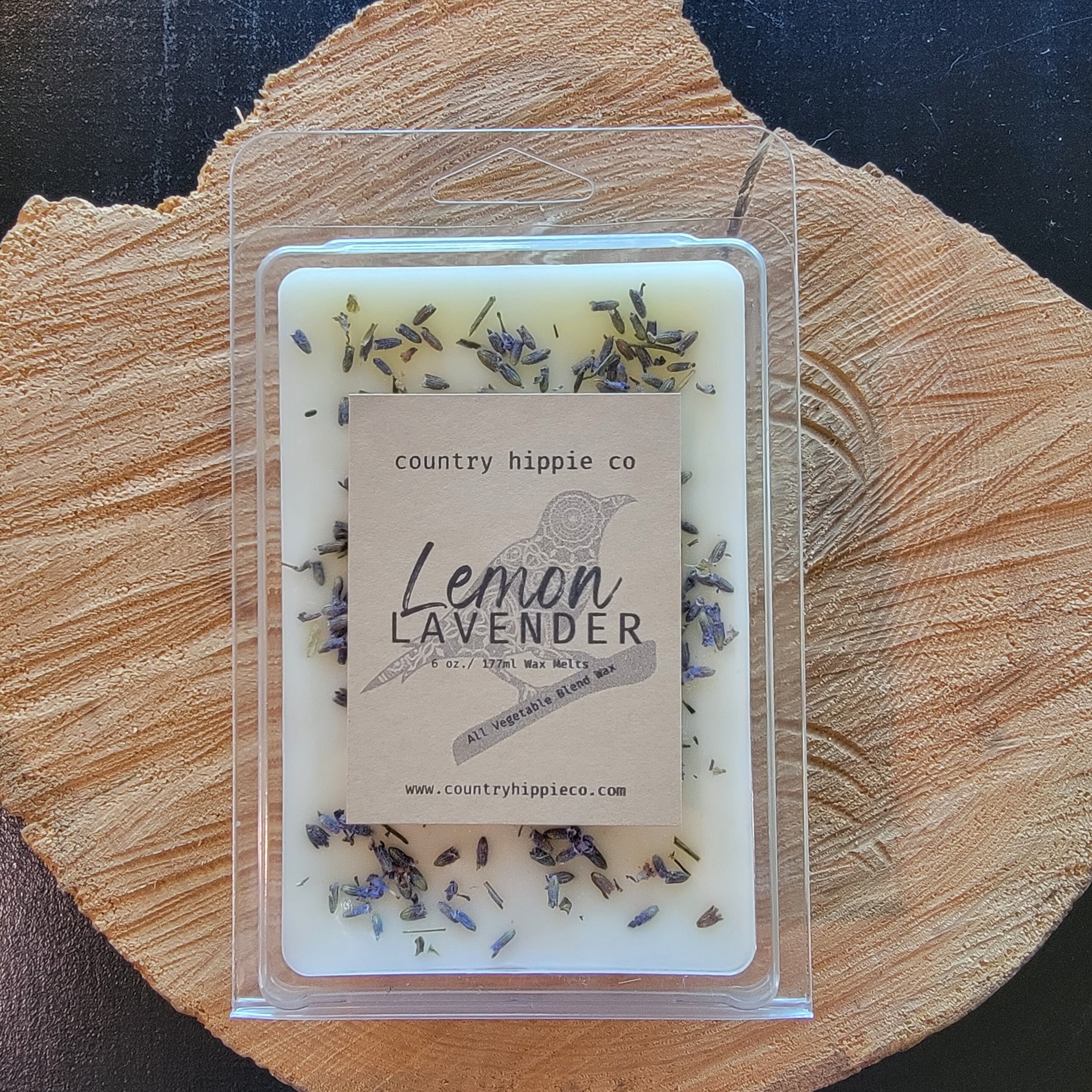 Fresh And Calm (Lemon + Lavender) Scented Botanical Wax Melts