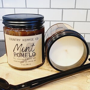 MINT POMELO Apothecary-Inspired Candle