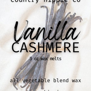VANILLA CASHMERE Wax Melts