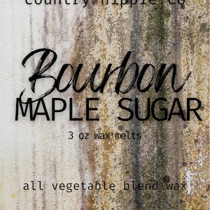 BOURBON MAPLE SUGAR Duftende Wachs schmelzen