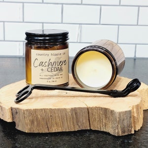 CASHMERE + CEDAR Apothecary-inspired  Jar Candle 9 oz.