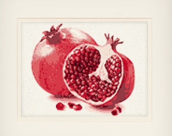 Pomegranate - Downloadable Cross Stitch Pattern