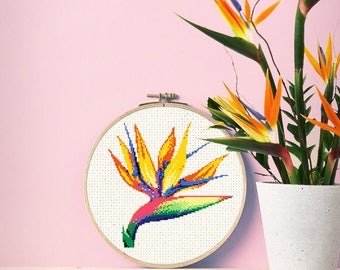 Bird of Paradise - Downloadable Cross Stitch Pattern