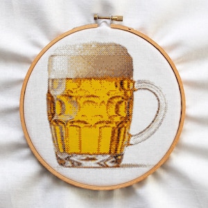 Beer Mug - Downloadable Cross Stitch Pattern