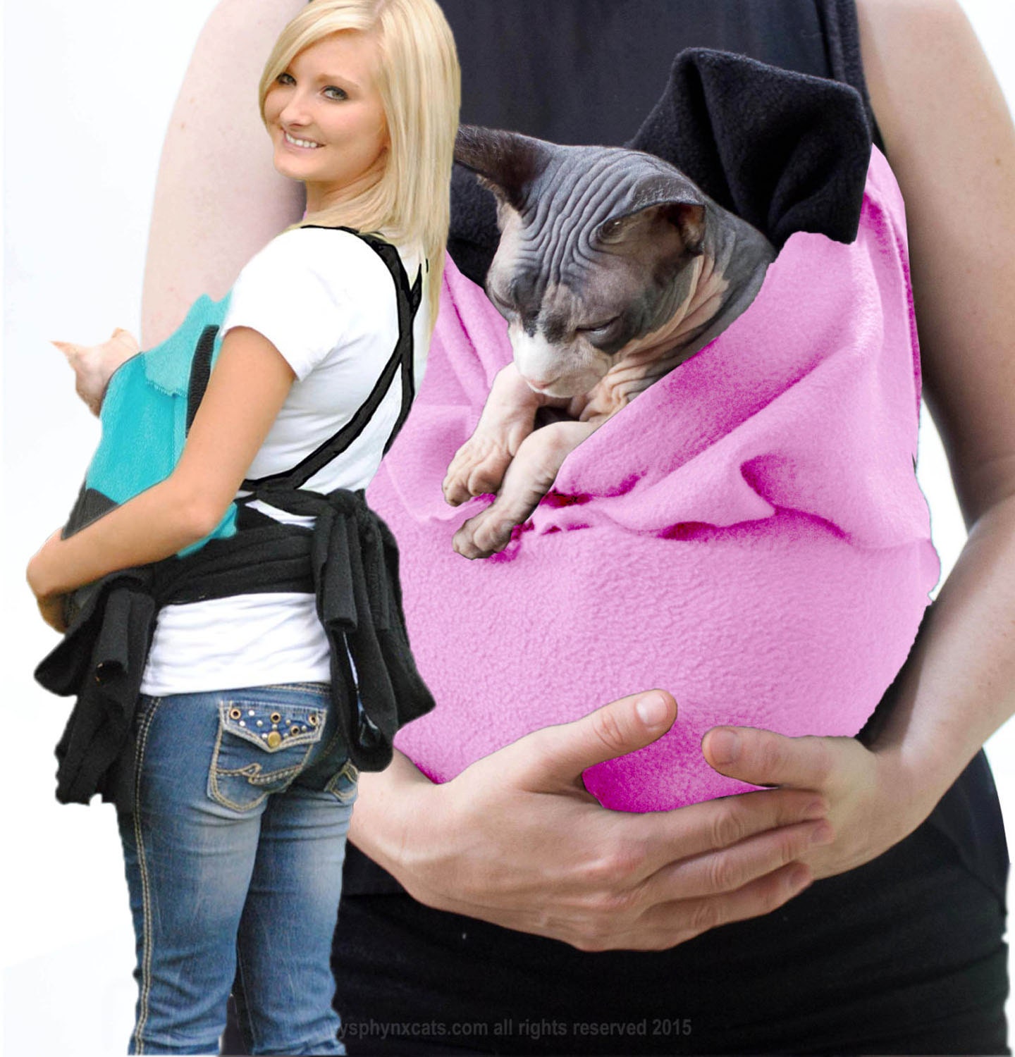 Pet Carrier Pet Tote Cat Sling The SLINX Sphynx Cat Etsy
