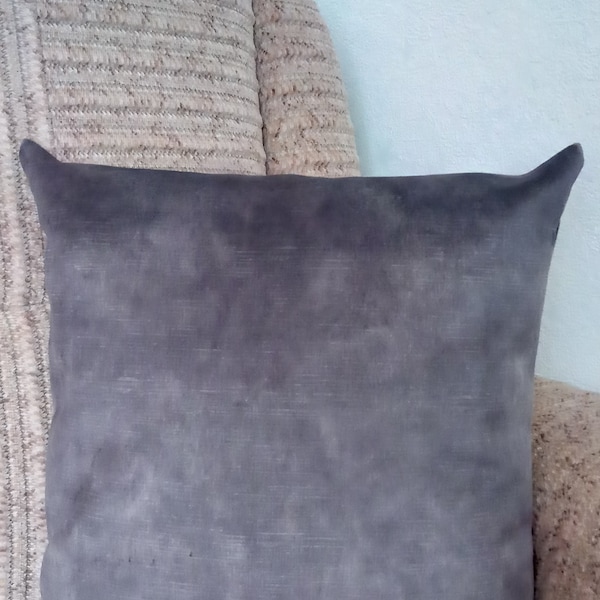 Dark Grey Pillow - Etsy