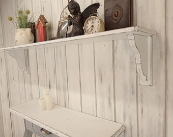 Shelf, country house, ShabbyChic 130 x 25 cm (120-170 cm)