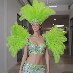 Carnival FEATHERS Carnival Crown Made in USA image 17