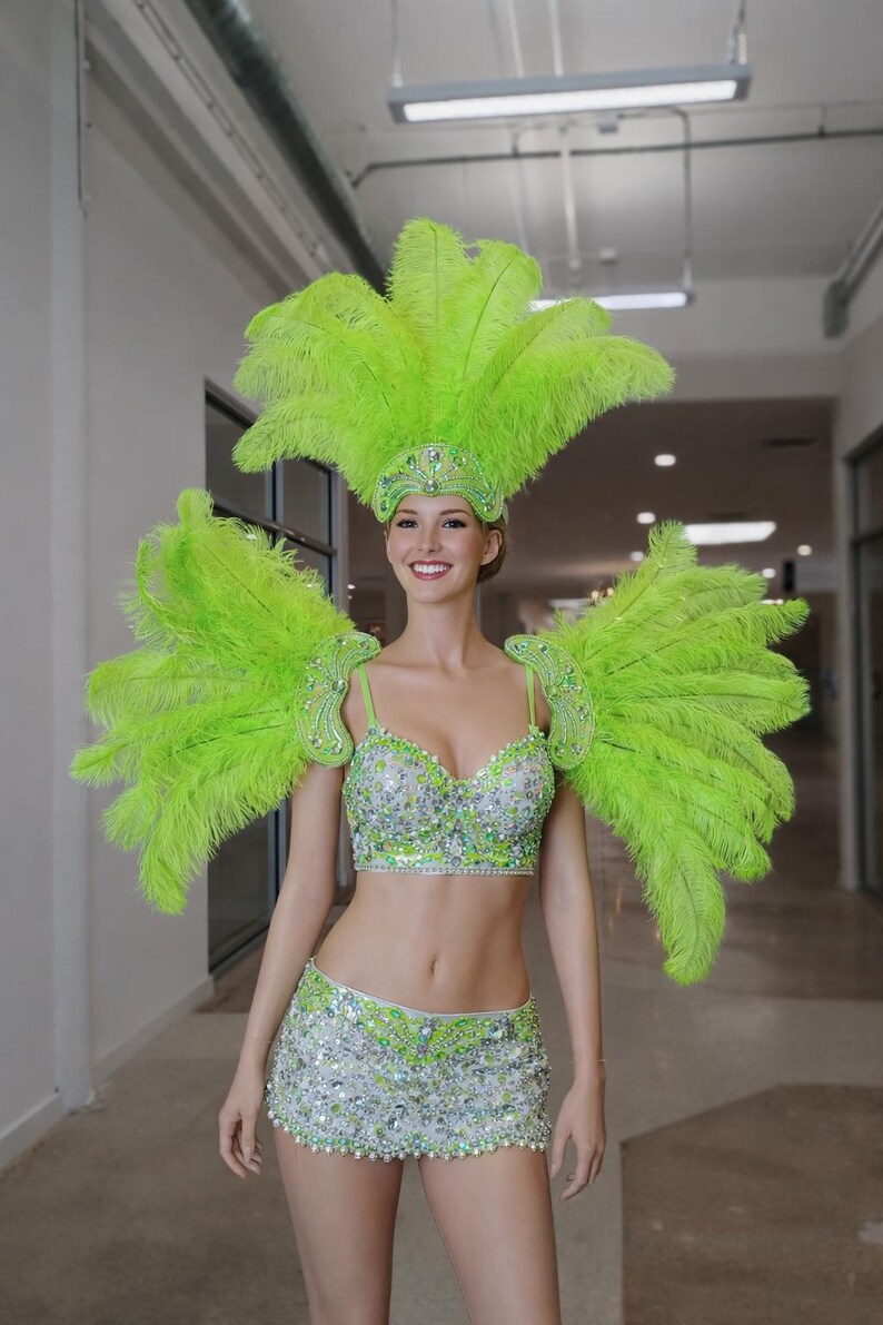 Carnival FEATHERS Carnival Crown Made in USA image 17