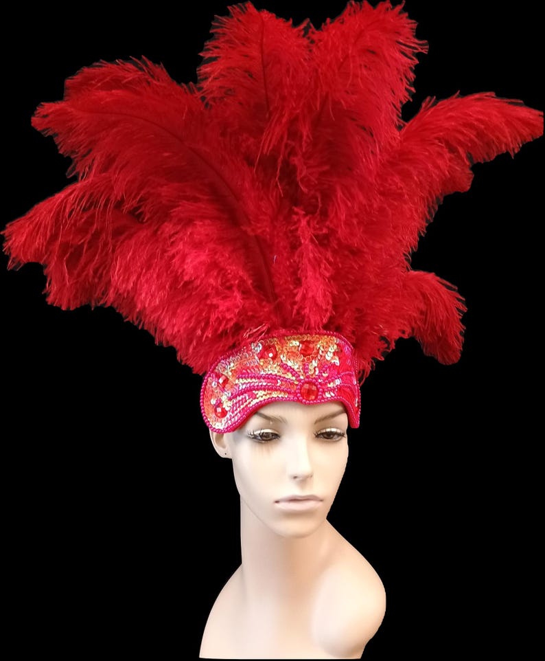 Carnival FEATHERS Carnival Crown Made in USA image 11